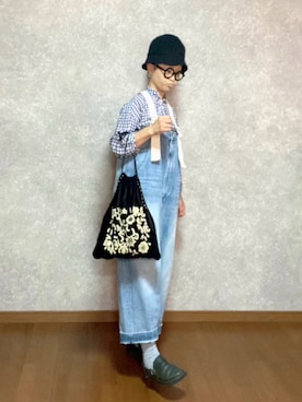「JOURNAL STANDARD LUXE（ジャーナルスタンダード　ラックス）のアイテム（オールインワン・サロペット）」を使った、なお なお。さん（レディース・159cm）の秋コーディネート