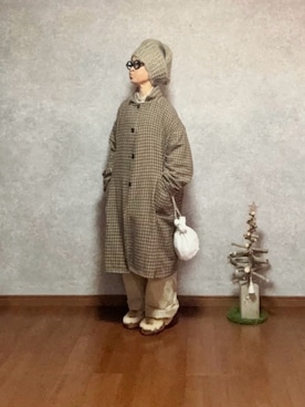 「アイテム（オールインワン・サロペット）」を使った、なお なお。さん（レディース・159cm）の冬コーディネート
