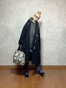 「mina perhonen」｜なお なお。さん（レディース・159cm）の冬コーディネート