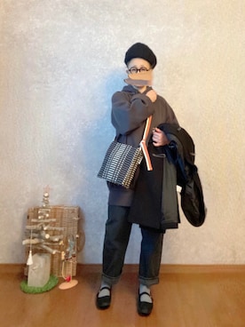 「Johanna Gullichsen」｜「アイテム（ジャケット/アウター）」を使った、なお なお。さん（レディース・159cm）の冬コーディネート