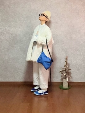 「アイテム（モッズコート）」を使った、なお なお。さん（レディース・159cm）の冬コーディネート