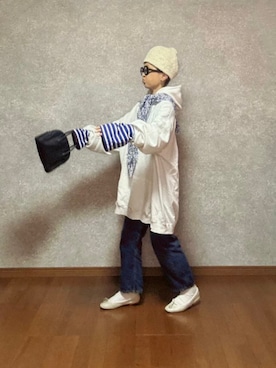 「アイテム（バレエシューズ）」を使った、なお なお。さん（レディース・159cm）の秋コーディネート