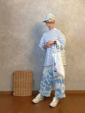 「R&D.M.Co OLDMAN’S TAILOR（オールドマンズテイラー）のアイテム（バッグ）」を使った、なお なお。さん（レディース・159cm）の秋コーディネート