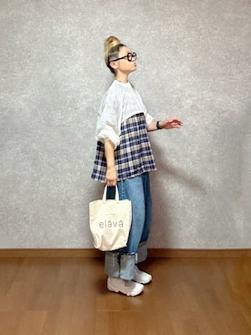 「Avail（アベイル）のアイテム」を使った、なお なお。さん（レディース・159cm）の夏コーディネート