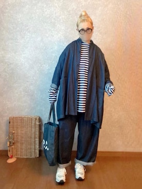 「ZDA（ゼットディーエー）のアイテム」を使った、なお なお。さん（レディース・159cm）の春コーディネート