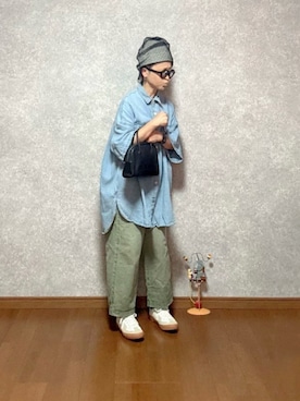 「ジャーマントレーナー」｜なお なお。さん（レディース・159cm）の秋コーディネート