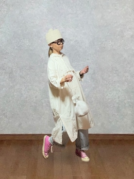 「OMNES（オムネス）のアイテム」を使った、なお なお。さん（レディース・159cm）の秋コーディネート