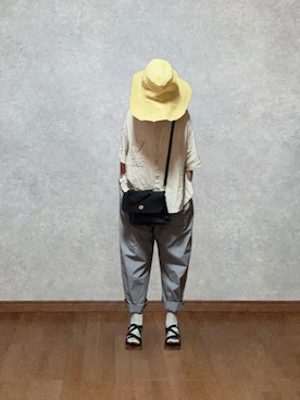 「mimi（ミミ）のアイテム」を使った、なお なお。さん（レディース・159cm）の夏コーディネート