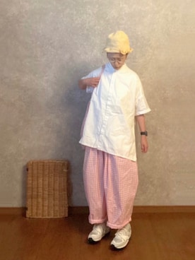 「ZDA（ゼットディーエー）のアイテム」を使った、なお なお。さん（レディース・159cm）の夏コーディネート