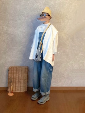 「JOURNAL STANDARD LUXE（ジャーナルスタンダード　ラックス）のアイテム（オールインワン・サロペット）」を使った、なお なお。さん（レディース・159cm）の春コーディネート