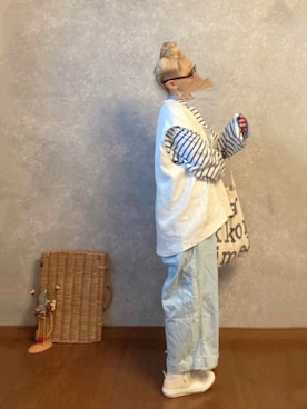 「ambience tote（アンビエンストート）のアイテム」を使った、なお なお。さん（レディース・159cm）の春コーディネート