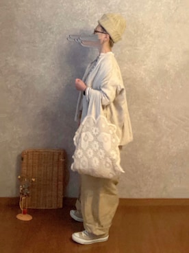 「JOURNAL STANDARD LUXE（ジャーナルスタンダード　ラックス）のアイテム（オールインワン・サロペット）」を使った、なお なお。さん（レディース・159cm）の秋コーディネート