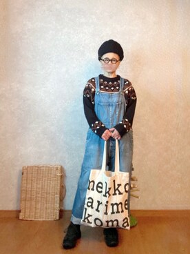 「JOURNAL STANDARD LUXE（ジャーナルスタンダード　ラックス）のアイテム（オールインワン・サロペット）」を使った、なお なお。さん（レディース・159cm）の秋コーディネート
