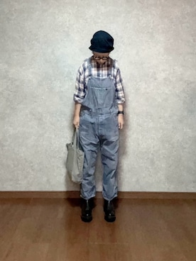 「chimala（チマラ）のアイテム（オールインワン・サロペット）」を使った、なお なお。さん（レディース・159cm）の夏コーディネート