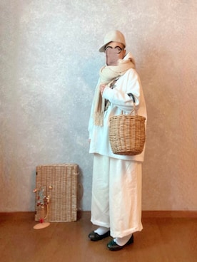 「menui（メヌイ）のアイテム」を使った、なお なお。さん（レディース・159cm）の冬コーディネート