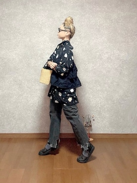 「しまむら（シマムラ）のアイテム」を使った、なお なお。さん（レディース・159cm）の秋コーディネート