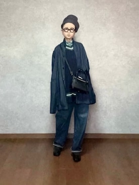 「アイテム（チュニック）」を使った、なお なお。さん（レディース・159cm）の秋コーディネート