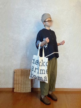 「オーロラシューズ」｜なお なお。さん（レディース・159cm）の秋コーディネート
