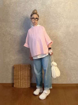 「a.v.v（アーヴェヴェ）のアイテム」を使った、なお なお。さん（レディース・159cm）の夏コーディネート