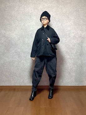 「BEAMS BOY（ビームスボーイ）のアイテム（その他アウター）」を使った、なお なお。さん（レディース・159cm）の冬コーディネート