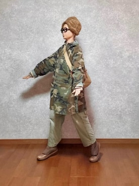 なお なお。さん（レディース・159cm）の冬コーディネート