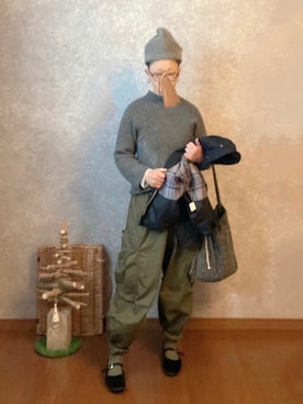 「BEAMS BOY（ビームスボーイ）のアイテム（その他アウター）」を使った、なお なお。さん（レディース・159cm）の冬コーディネート
