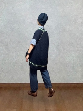「しまむら（シマムラ）のアイテム」を使った、なお なお。さん（レディース・159cm）の秋コーディネート