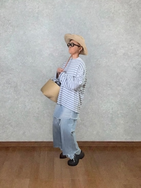 「OUTIL（ウティ）のアイテム」を使った、なお なお。さん（レディース・159cm）の夏コーディネート