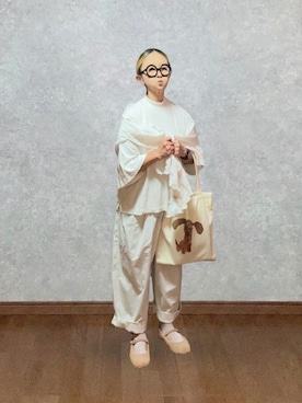 「SHEINのアイテム（シューズ、ベージュ系）」を使った、なお なお。さん（レディース・159cm）の秋コーディネート