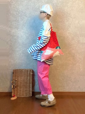 「holiday」｜「アイテム（その他シューズ）」を使った、なお なお。さん（レディース・159cm）の春コーディネート