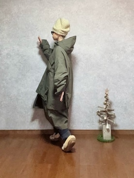 「しまむら（シマムラ）のアイテム（帽子）」を使った、なお なお。さん（レディース・159cm）の冬コーディネート