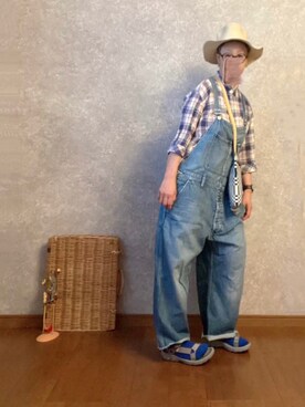「JOURNAL STANDARD LUXE（ジャーナルスタンダード　ラックス）のアイテム（オールインワン・サロペット）」を使った、なお なお。さん（レディース・159cm）の夏コーディネート