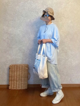 「大人ミューズ（オトナミューズ）のアイテム」を使った、なお なお。さん（レディース・159cm）の夏コーディネート
