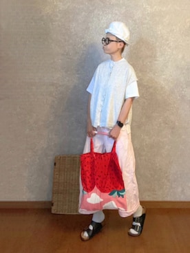なお なお。さん(レディース・159cm)の夏コーディネート