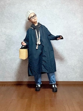 「JINS（ジンズ）のアイテム」を使った、なお なお。さん（レディース・159cm）の春コーディネート