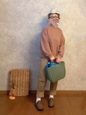 「YAECA（ヤエカ）のアイテム（帽子）」を使った、なお なお。さん（レディース・159cm）の春コーディネート