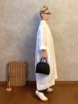 「ジャーマントレーナー」｜「アイテム（ワンピース/ドレス）」を使った、なお なお。さん（レディース・159cm）の夏コーディネート