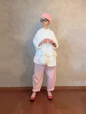 「newhattan（ニューハッタン）のアイテム」を使った、なお なお。さん（レディース・159cm）の春コーディネート