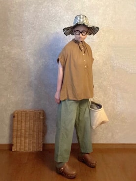 「dosa（ドーサ）のアイテム」を使った、なお なお。さん（レディース・159cm）の夏コーディネート