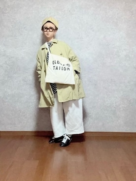 「JINS（ジンズ）のアイテム」を使った、なお なお。さん（レディース・159cm）の春コーディネート