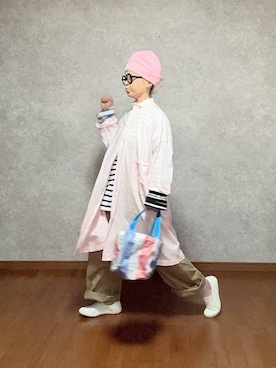 「newhattan（ニューハッタン）のアイテム」を使った、なお なお。さん（レディース・159cm）の春コーディネート