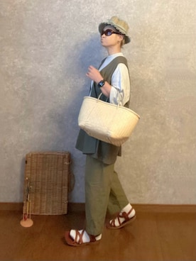 「dosa（ドーサ）のアイテム」を使った、なお なお。さん（レディース・159cm）の夏コーディネート