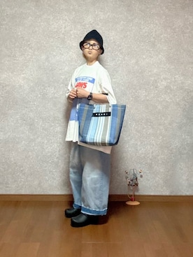 「アイテム（スリッポン）」を使った、なお なお。さん（レディース・159cm）の夏コーディネート