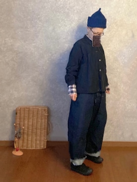 「JOURNAL STANDARD LUXE（ジャーナルスタンダード　ラックス）のアイテム（オールインワン・サロペット）」を使った、なお なお。さん（レディース・159cm）の秋コーディネート