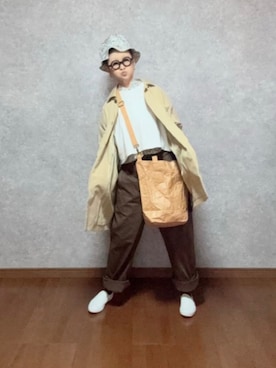 「JINS（ジンズ）のアイテム」を使った、なお なお。さん（レディース・159cm）の春コーディネート