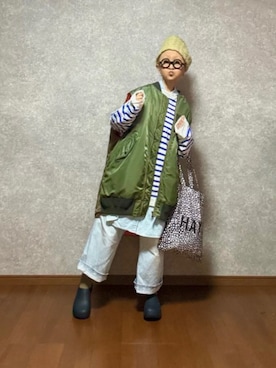 「OUTIL（ウティ）のアイテム」を使った、なお なお。さん（レディース・159cm）の冬コーディネート