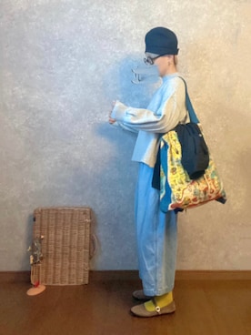「オールドマンズテーラー」｜「アイテム（ジャケット/アウター）」を使った、なお なお。さん（レディース・159cm）の春コーディネート