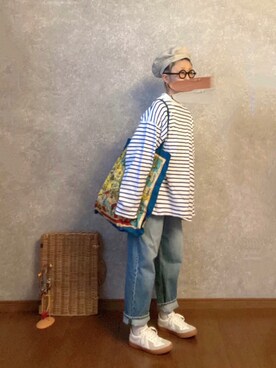 「R&D.M.co-のアイテム」を使った、なお なお。さん（レディース・159cm）の春コーディネート