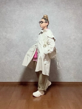 「no brand（ノーブランド）のアイテム」を使った、なお なお。さん（レディース・159cm）の春コーディネート
