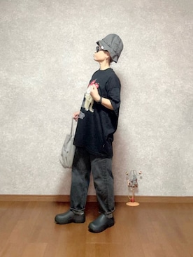 「DAISO（DAISO）のアイテム（バッグ）」を使った、なお なお。さん（レディース・159cm）の秋コーディネート